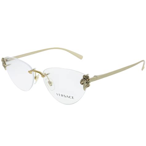 Versace rimless eyeglasses